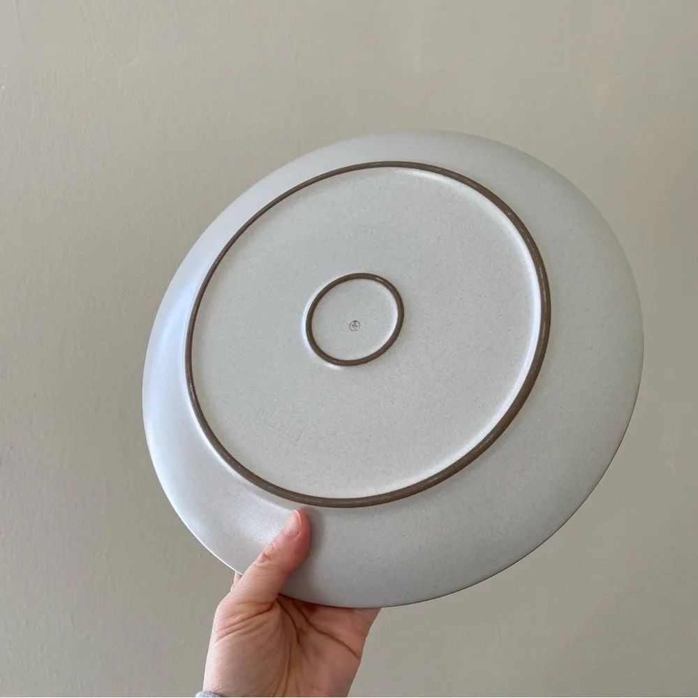 $58 Brand New Heath Ceramics Sand Color Coupe Dinner Plate 11'' Diameter